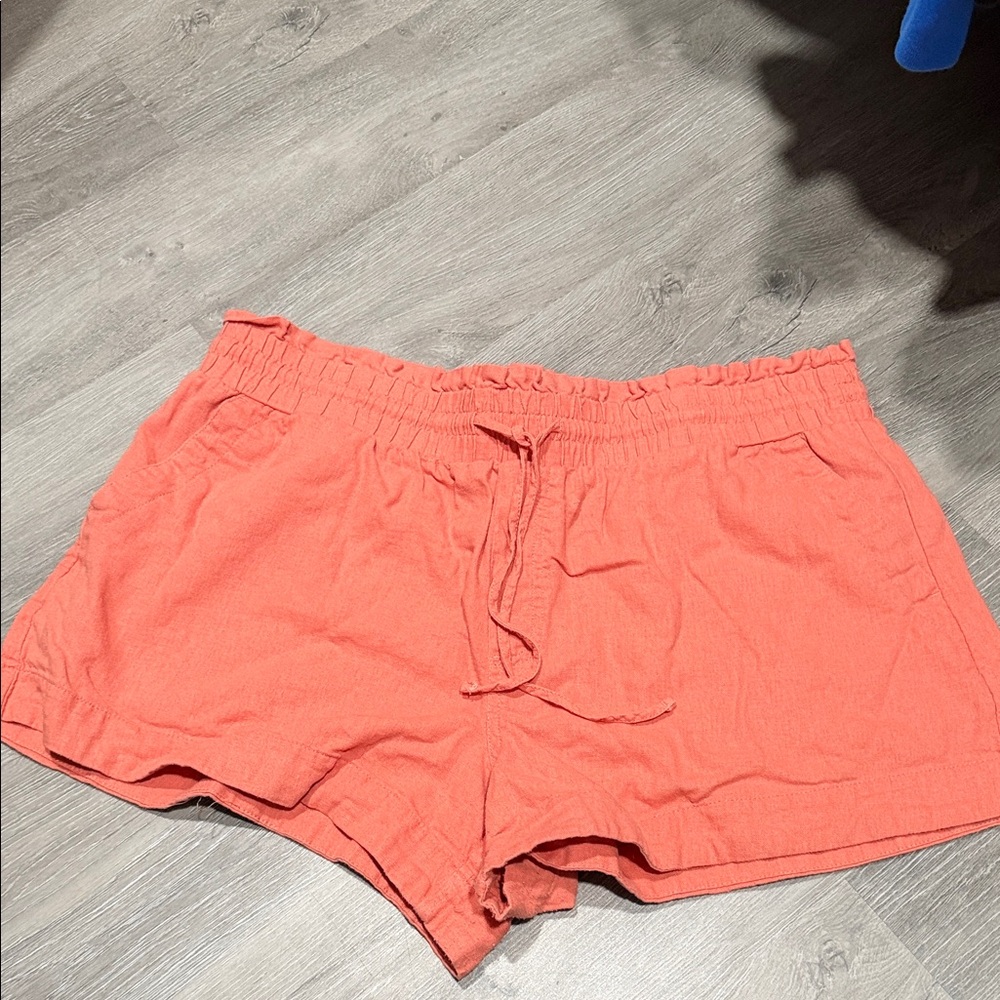 a new day High Waist Coral Shorts